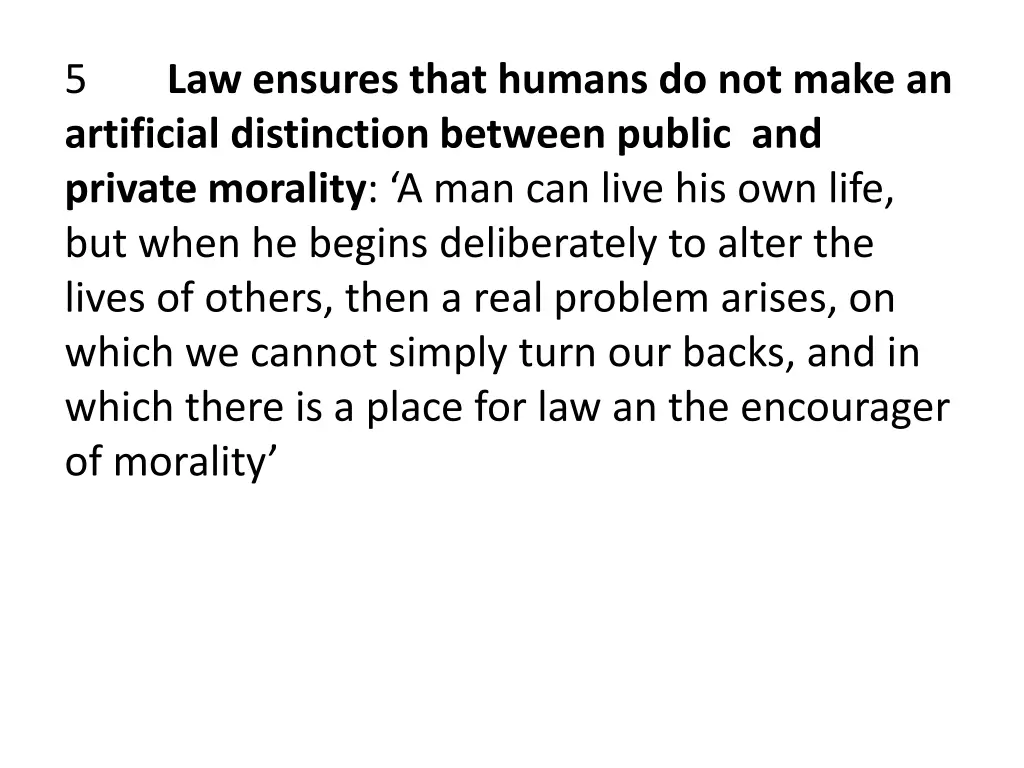 5 artificial distinction between public