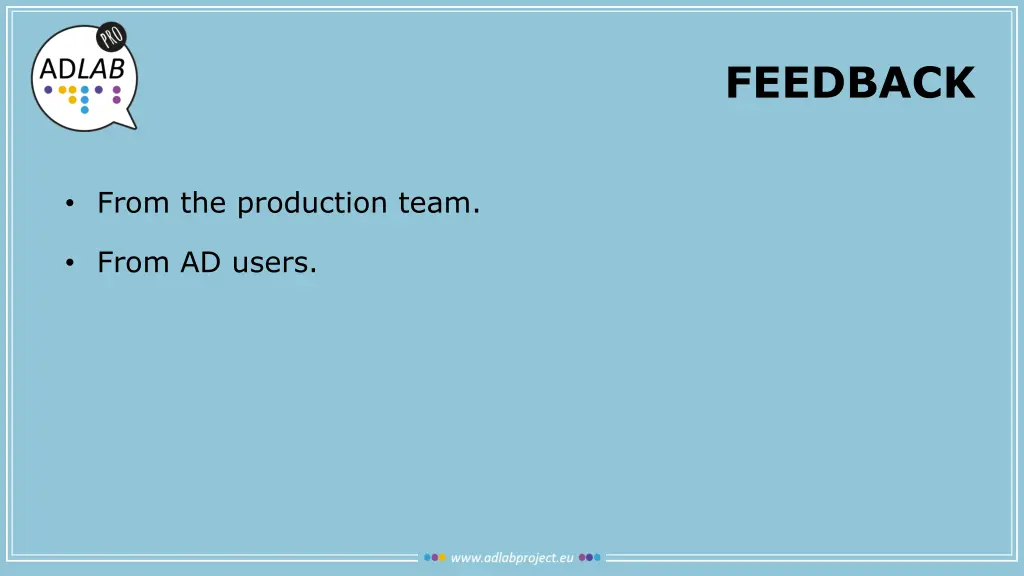 feedback