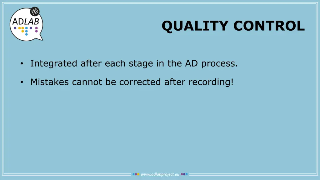 quality control