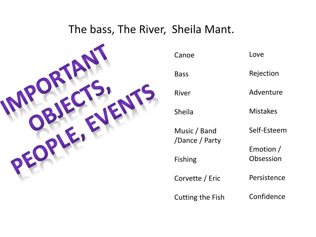 the bass the river sheila mant 1
