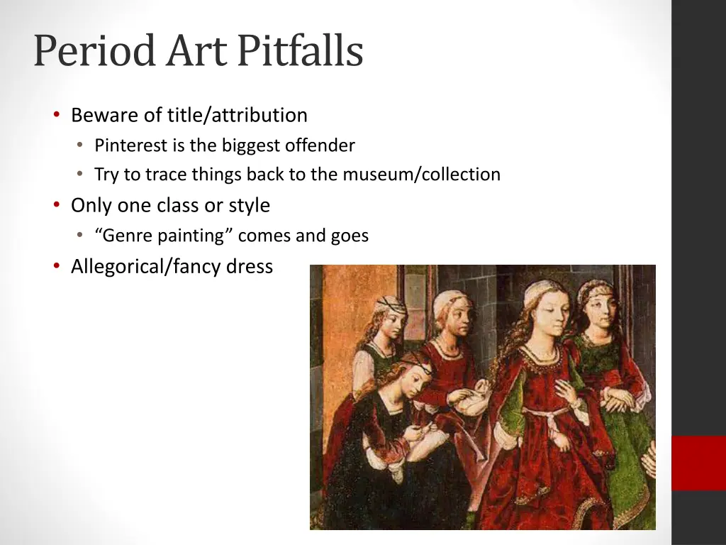 period art pitfalls