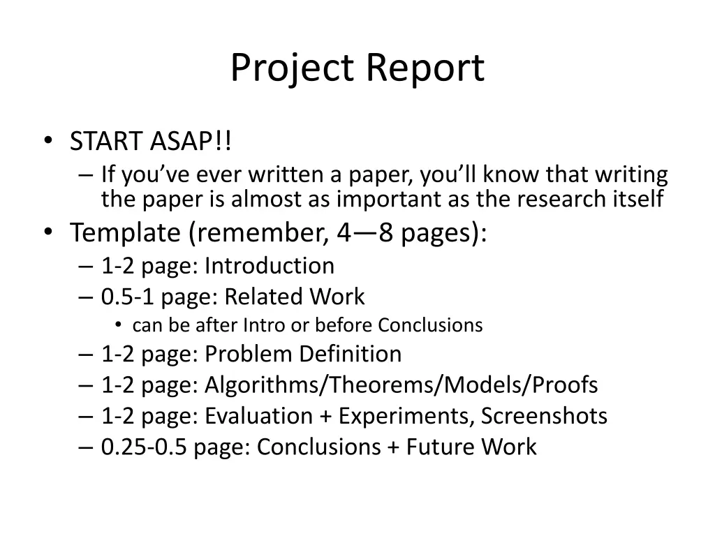 project report 1