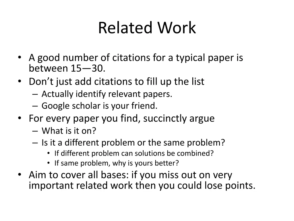 related work