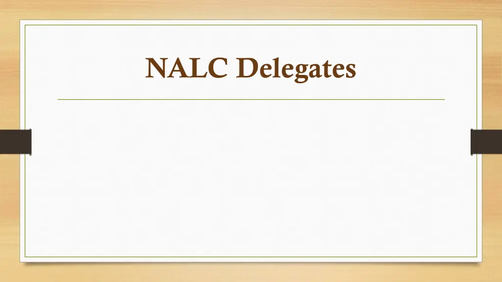 nalc delegates