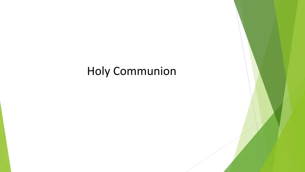holy communion
