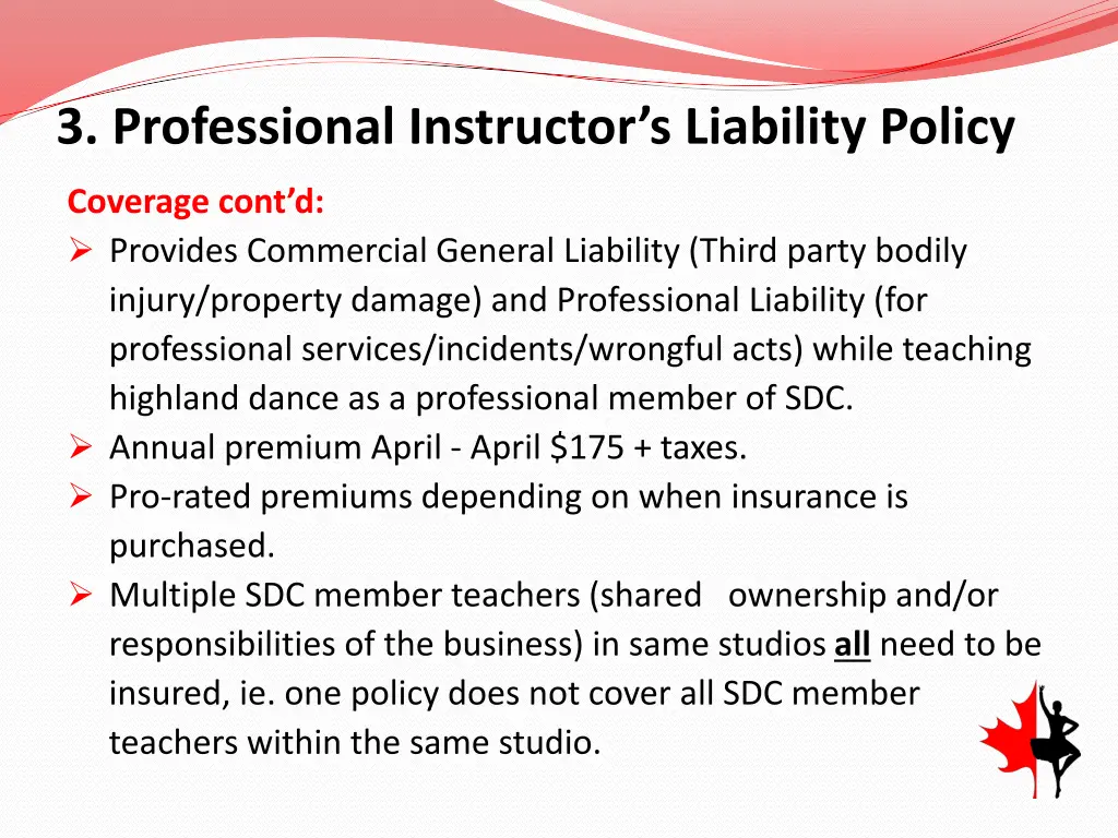 3 professional instructor s liability policy 1