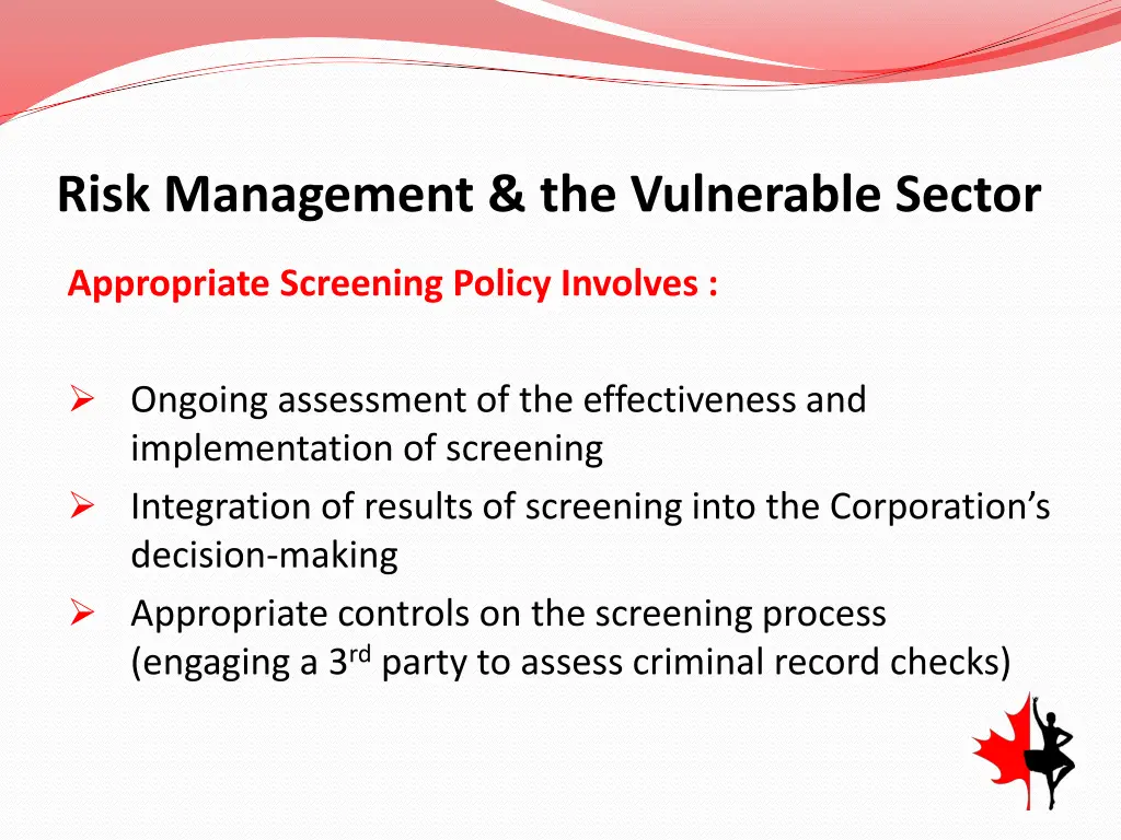 risk management the vulnerable sector 1