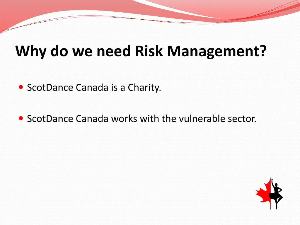 why do we need risk management