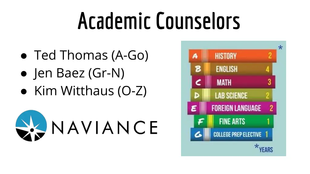 academic counselors
