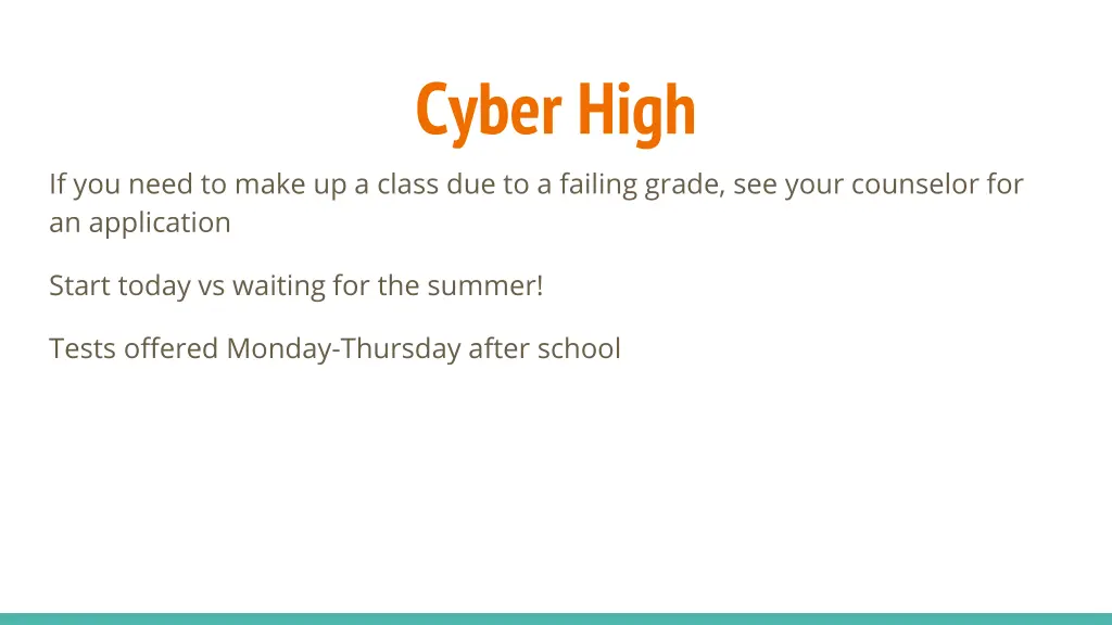 cyber high