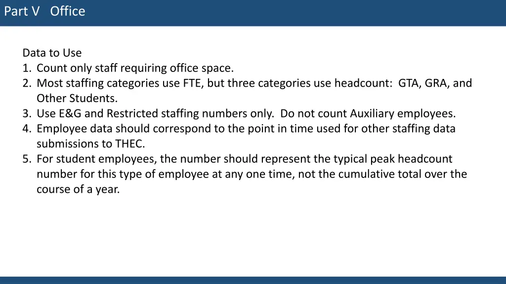 part v office