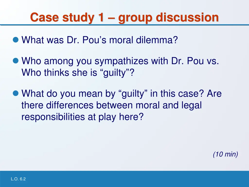 case study 1 group discussion