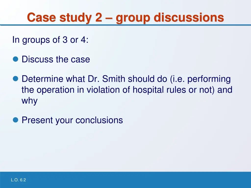 case study 2 group discussions