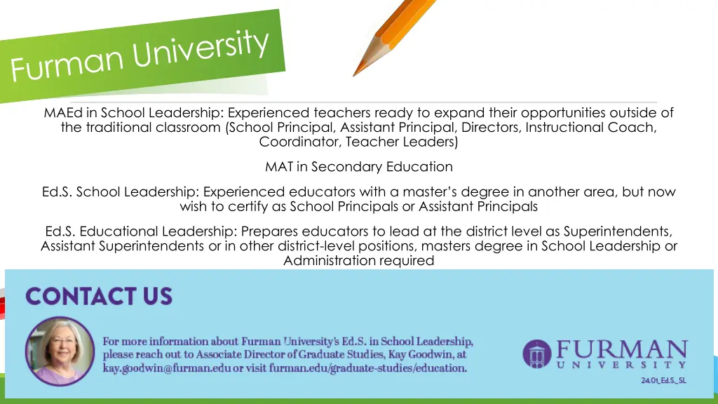 maed in school leadership experienced teachers