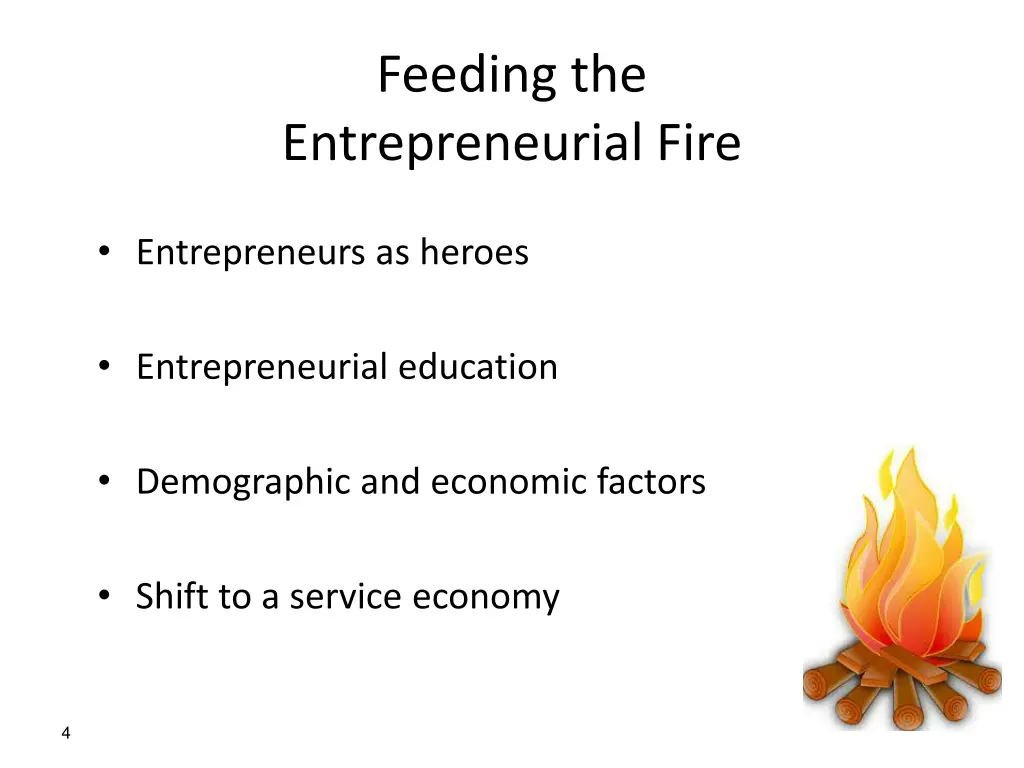 feeding the entrepreneurial fire