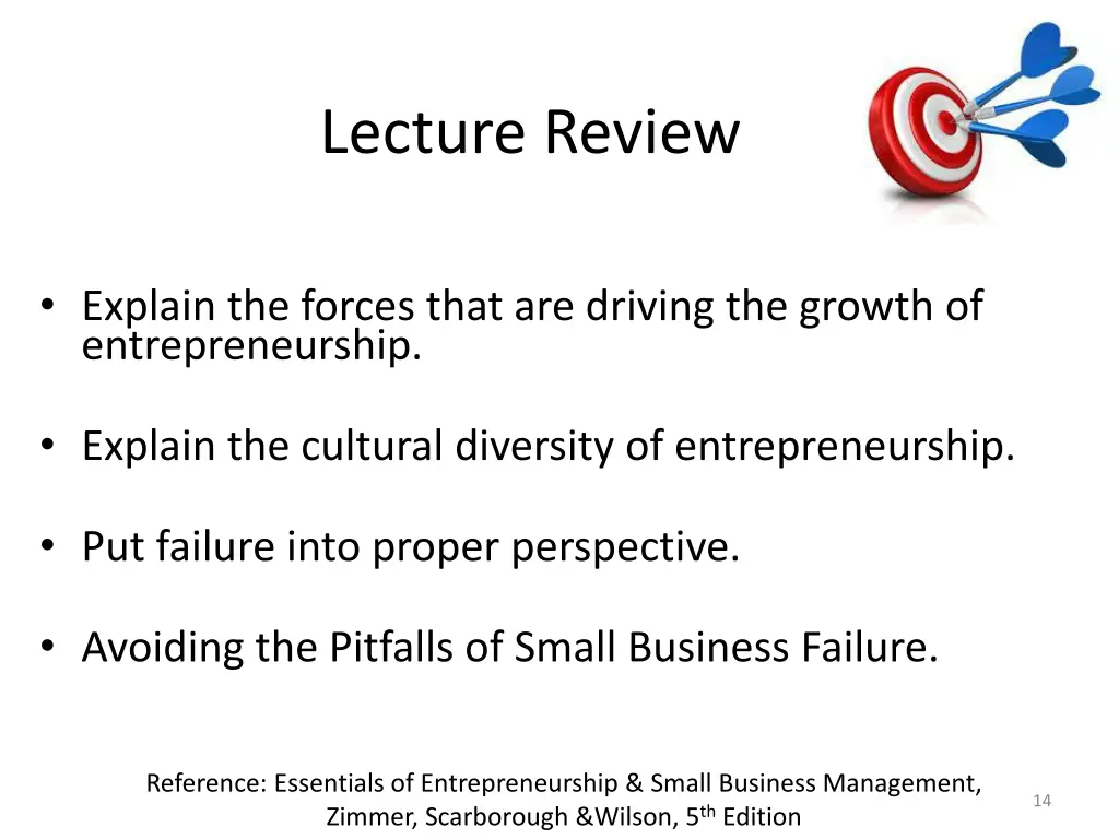 lecture review