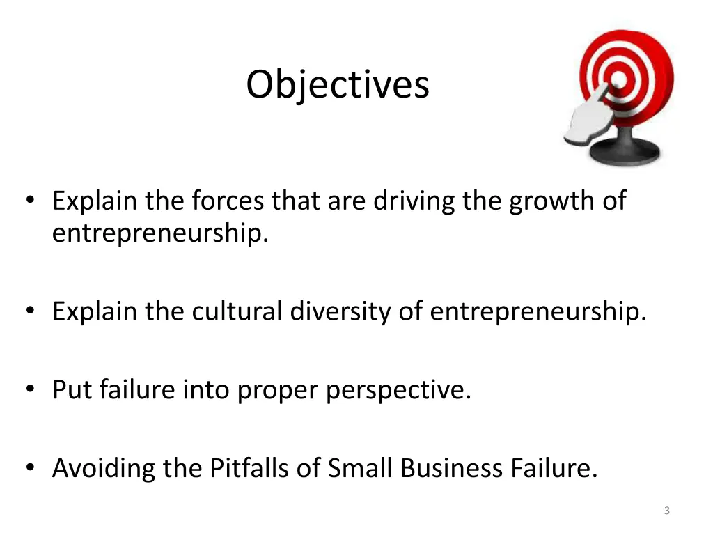 objectives