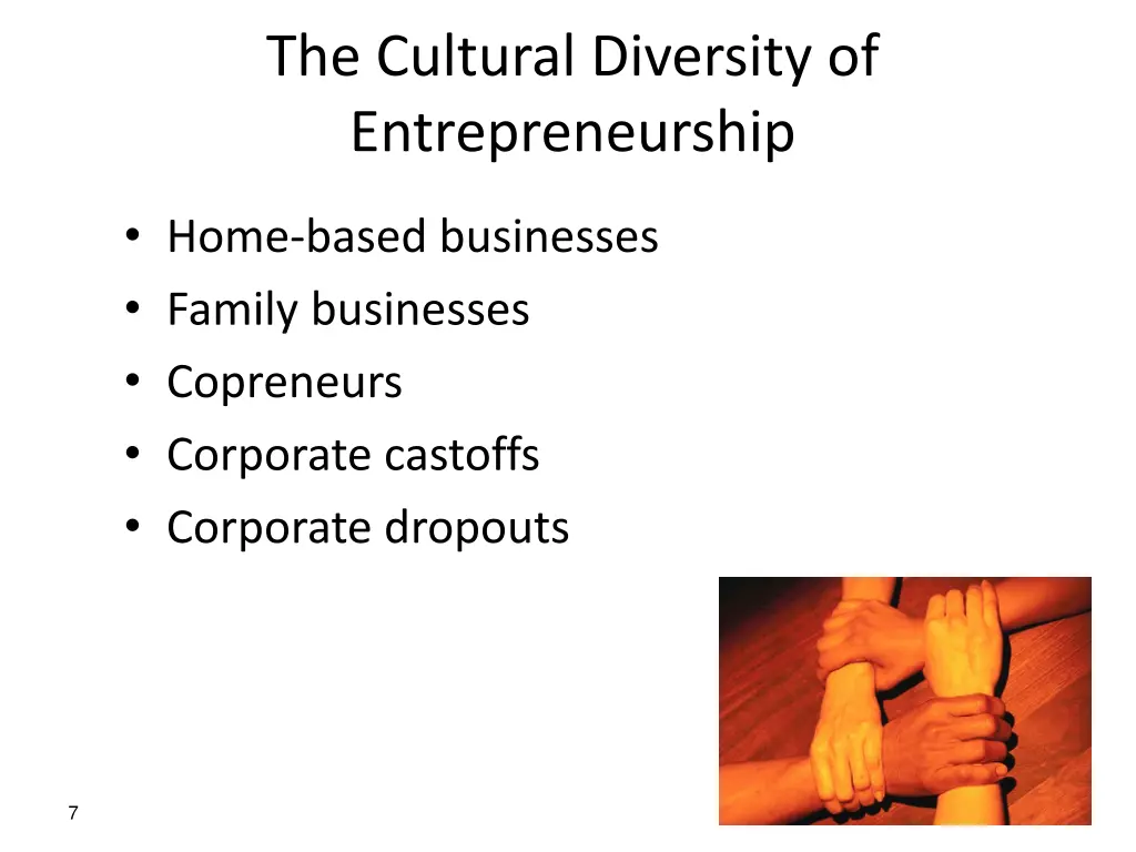 the cultural diversity of entrepreneurship 1