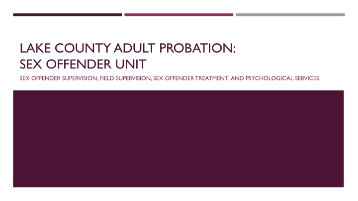 lake county adult probation sex offender unit