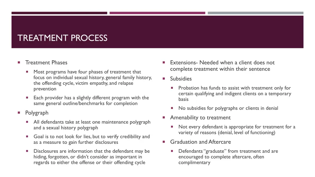 treatment process