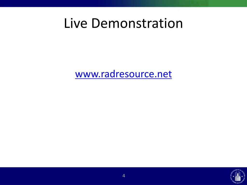 live demonstration