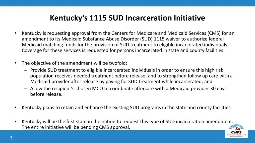 kentucky s 1115 sud incarceration initiative
