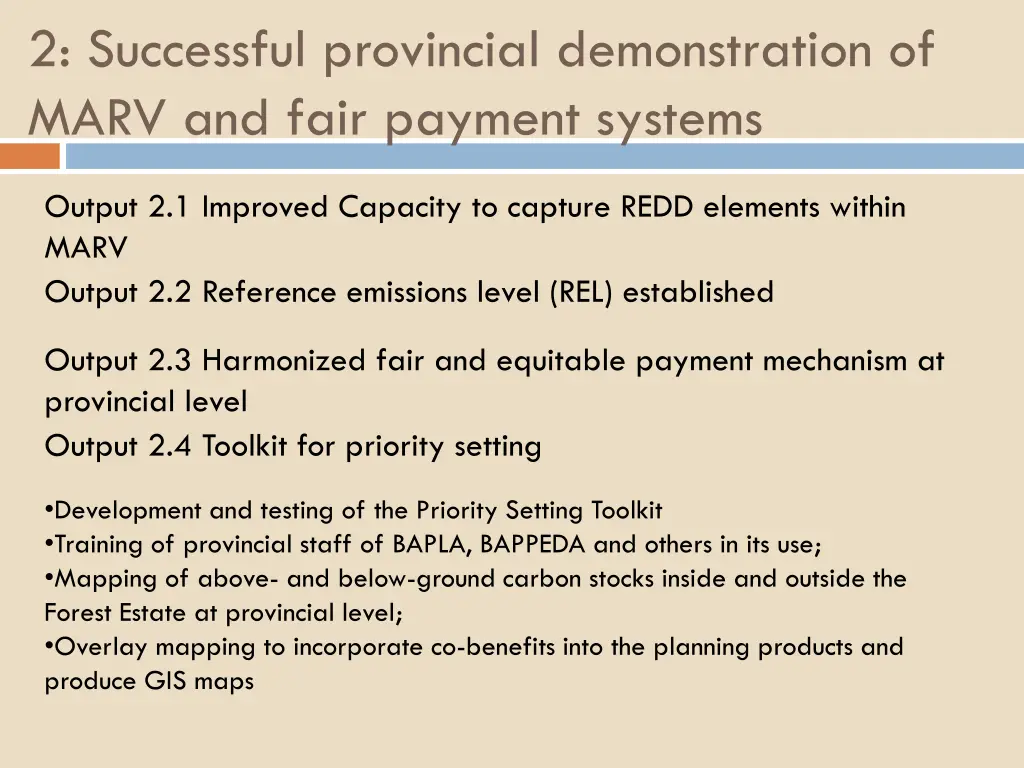 2 successful provincial demonstration of marv 3