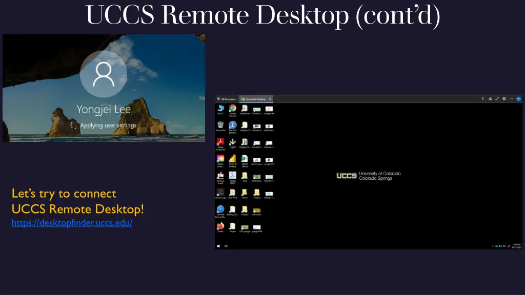uccs remote desktop cont d
