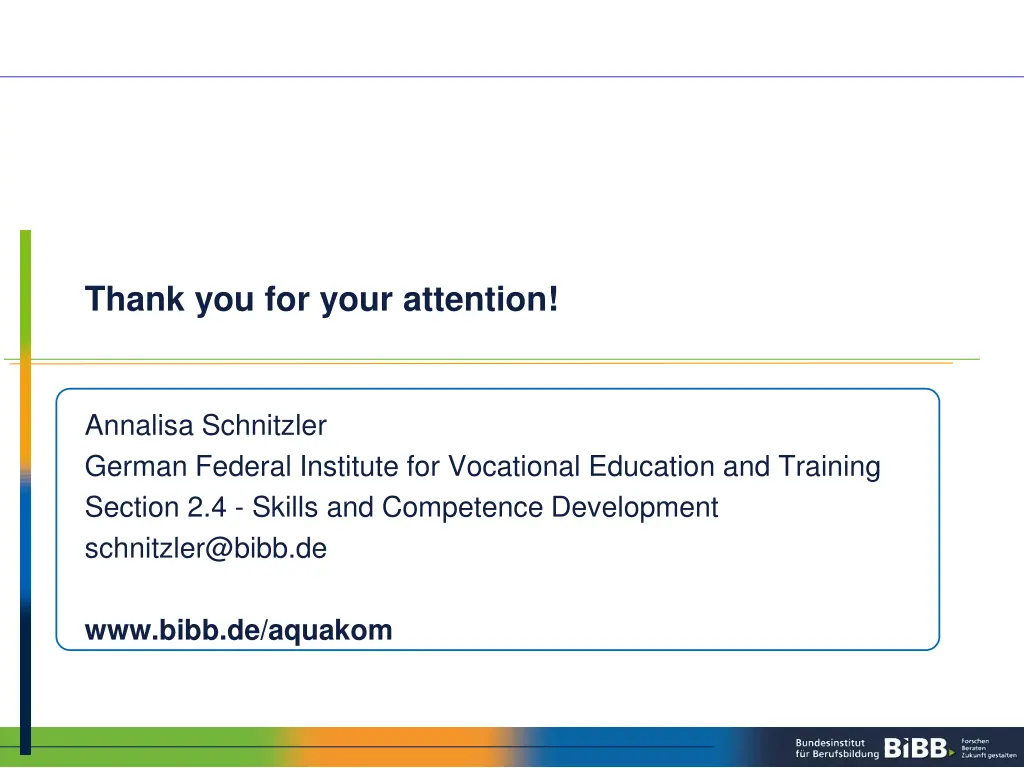 thank you for your attention