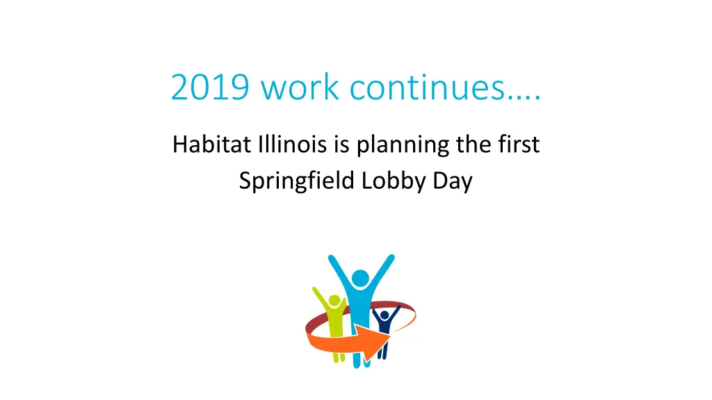 2019 work continues