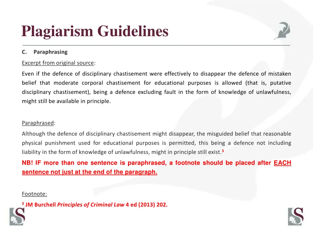 plagiarism guidelines 2