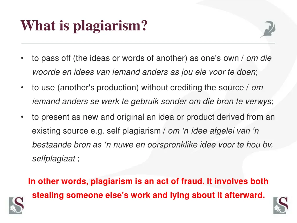 what is plagiarism 1