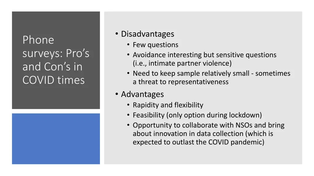disadvantages few questions avoidance interesting