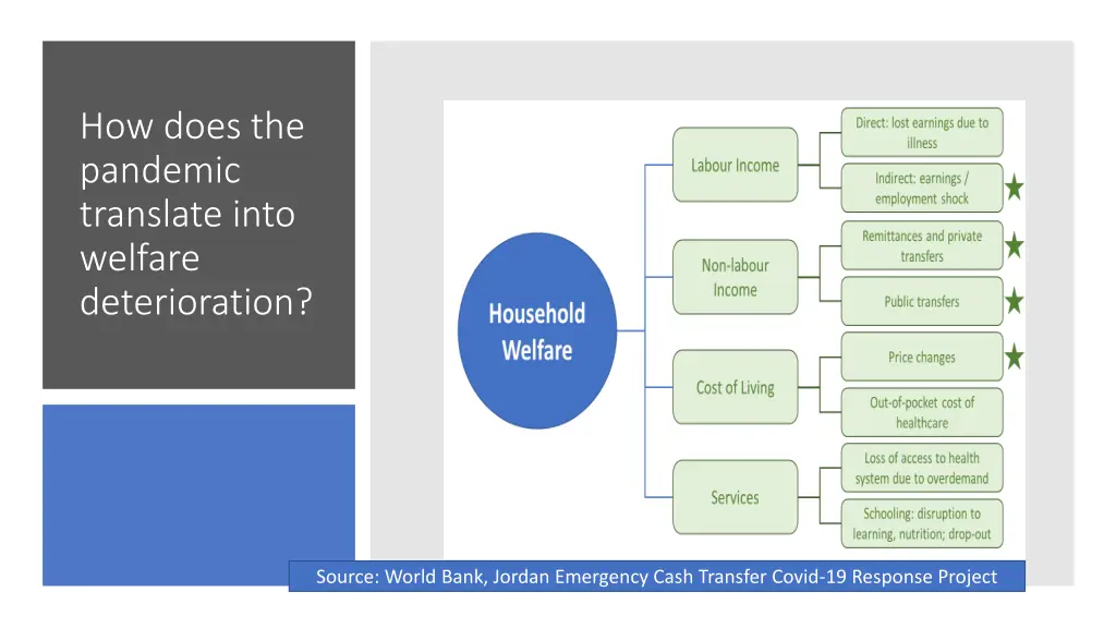 how does the pandemic translate into welfare