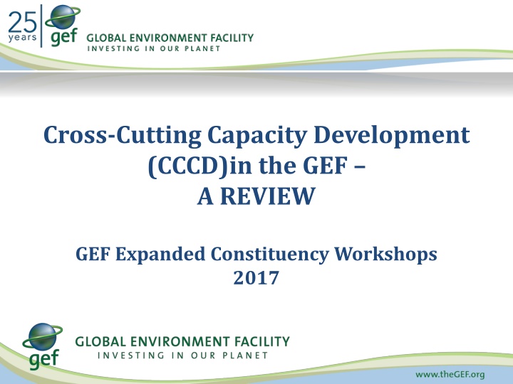 cross cutting capacity development cccd