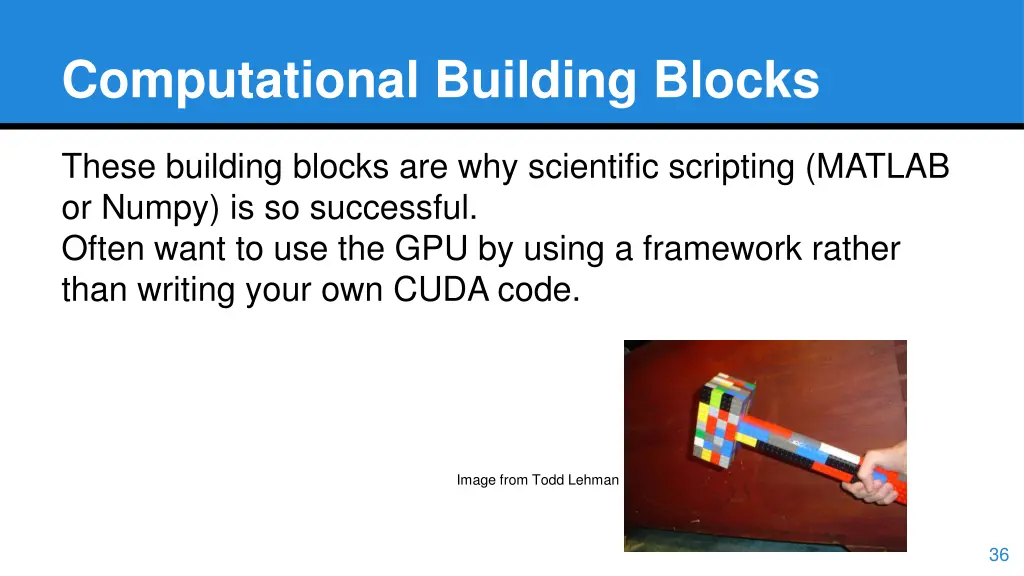 computational building blocks