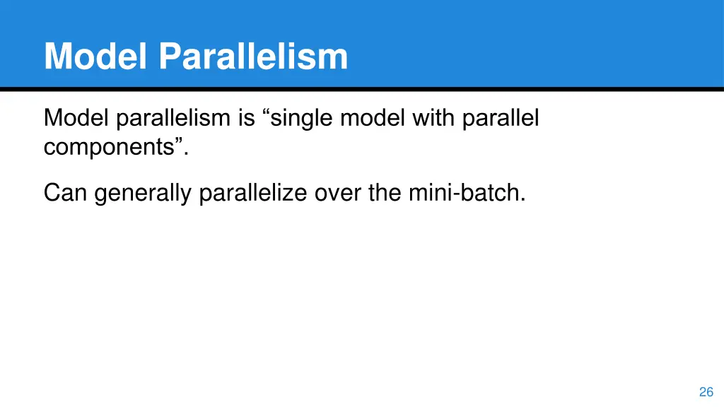 model parallelism