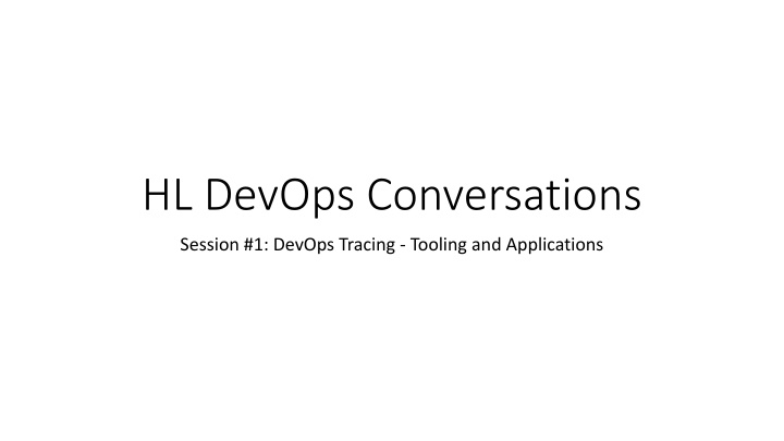 hl devops conversations