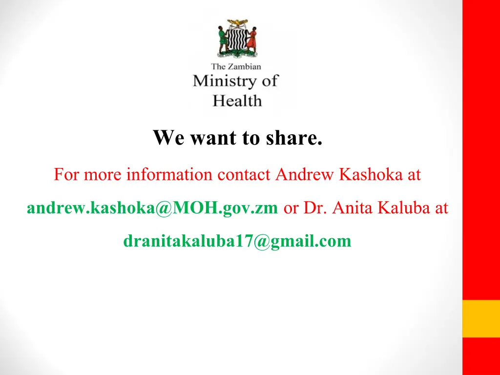 we want to share