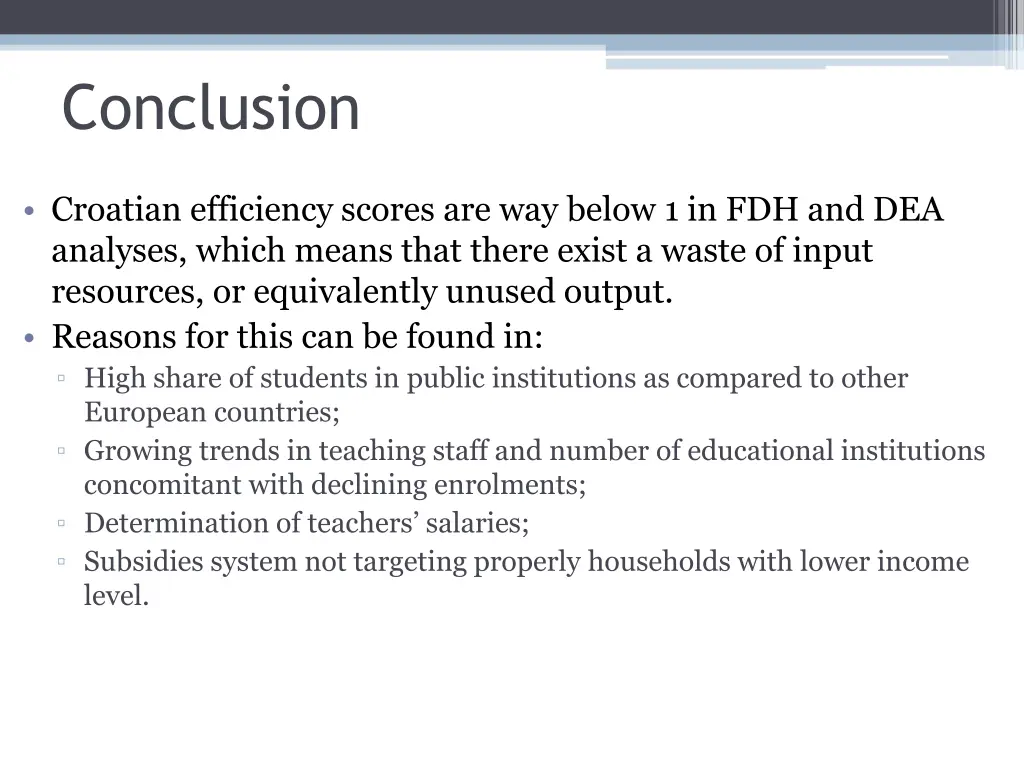 conclusion