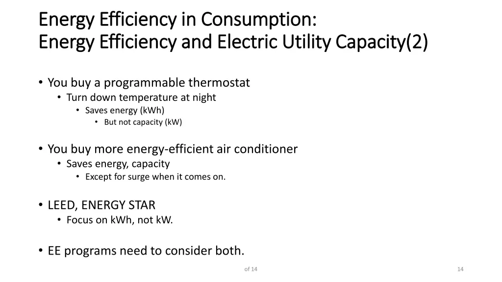 energy efficiency in consumption energy