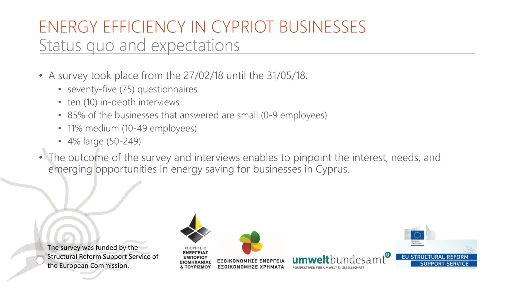 energy efficiency in cypriot businesses status
