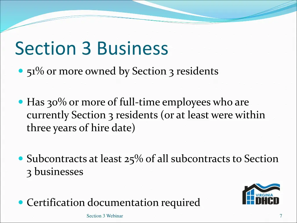 section 3 business