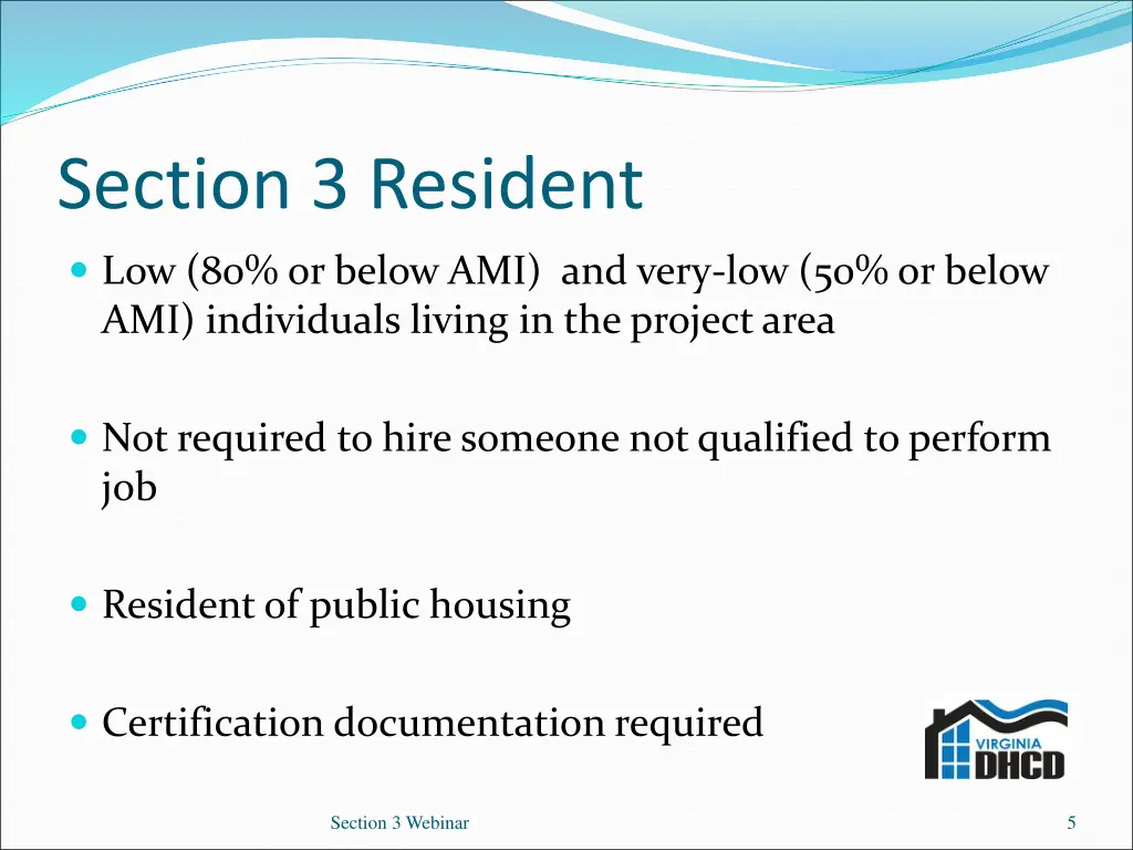 section 3 resident