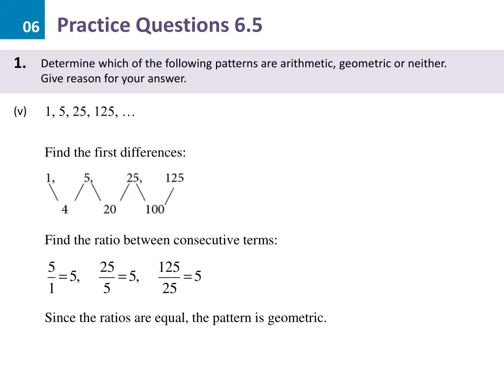 06 practice questions 6 5 4
