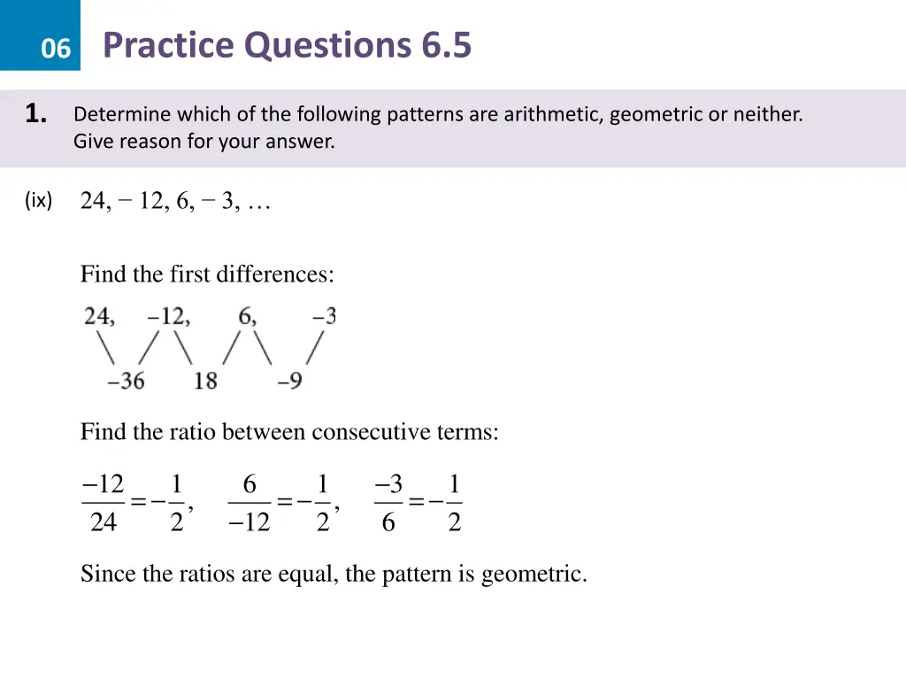 06 practice questions 6 5 8