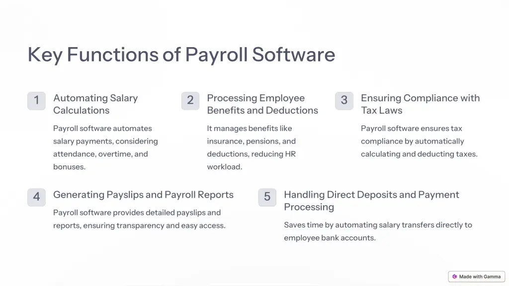 key functions of payroll software