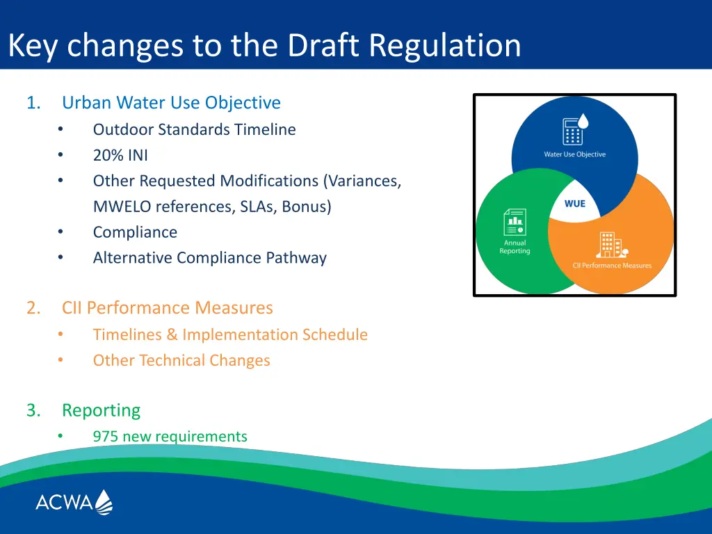 key changes to the draft regulation