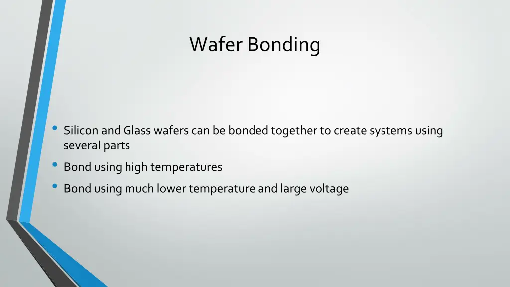 wafer bonding