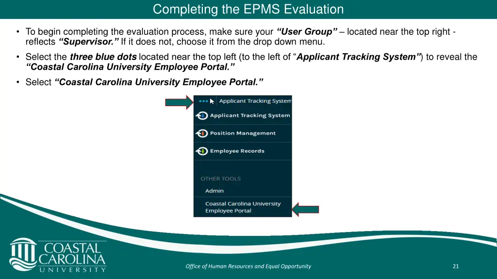 completing the epms evaluation 4